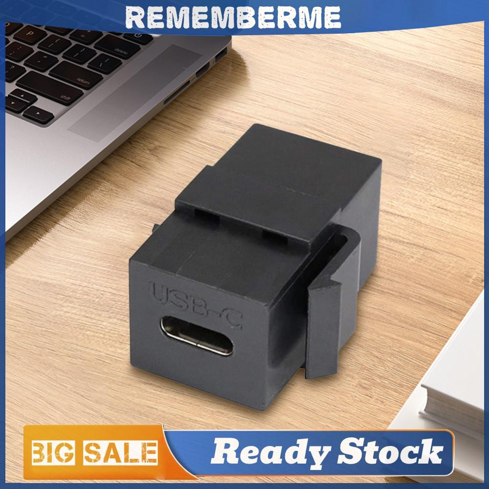 USB 3.1 Type C Keystone Female to Female Jack Coupler Inserts Socket ...