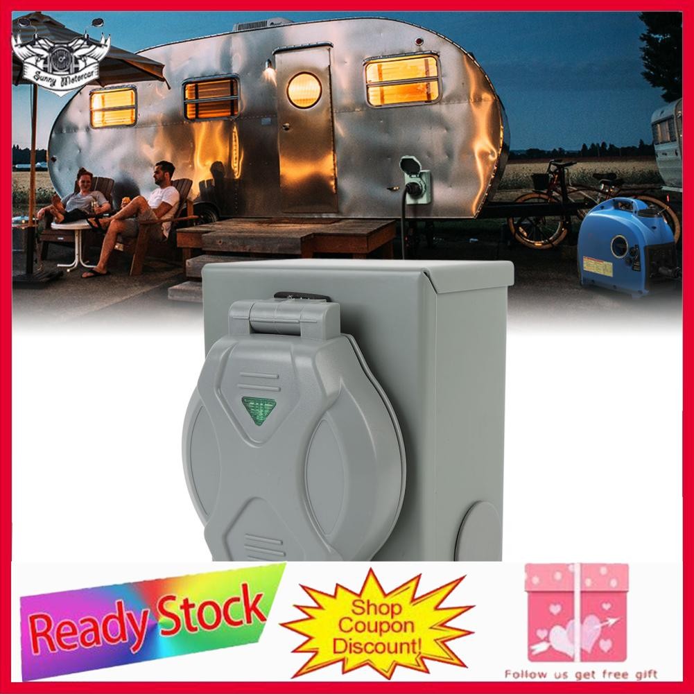 Sunnyhousess 30 Amp Generator Power Inlet RV Plug 125V 250V NEMA L14 ...