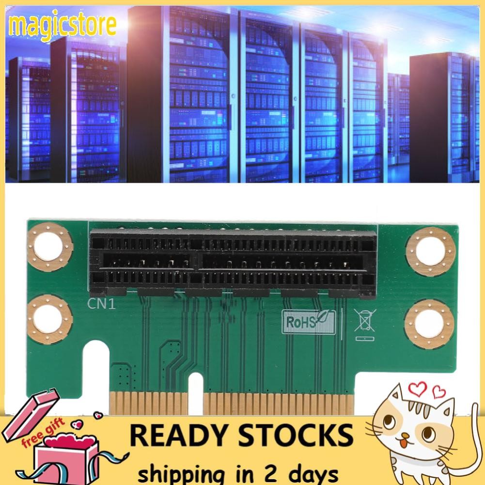 Macospice PCI Express 4X Riser Card Professional 90 Degree Adapter PCIe ...