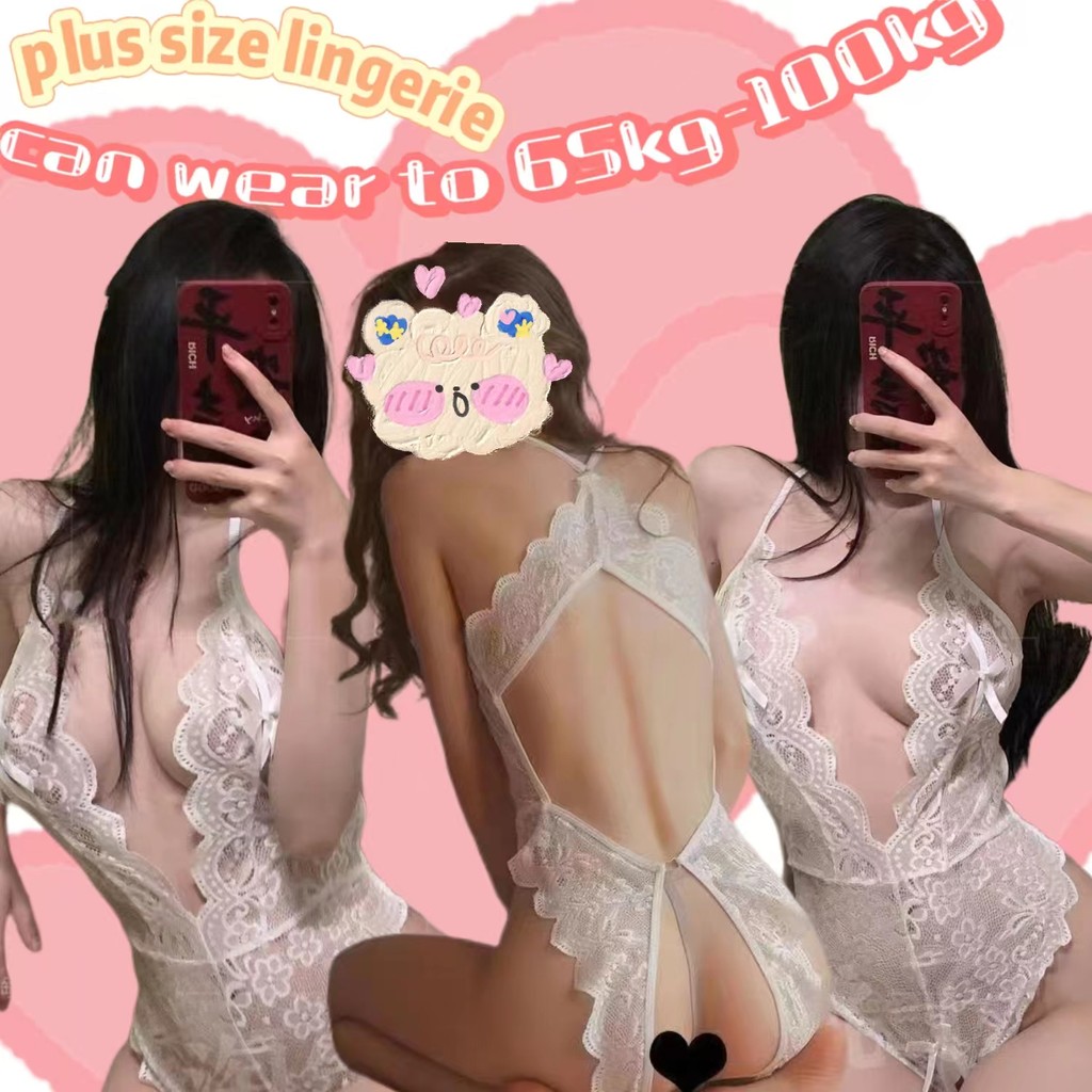 Plus Size lingerie Fat Sister sexy lingerie Sexy Suit One Piece Flirting  Suit sexy lingerie sexy pajamas suitable 60kg-100kg