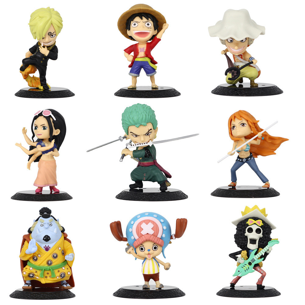One Piece Anime Garage Kits q One Piece Luffy Zoro Blind Box Figurine ...