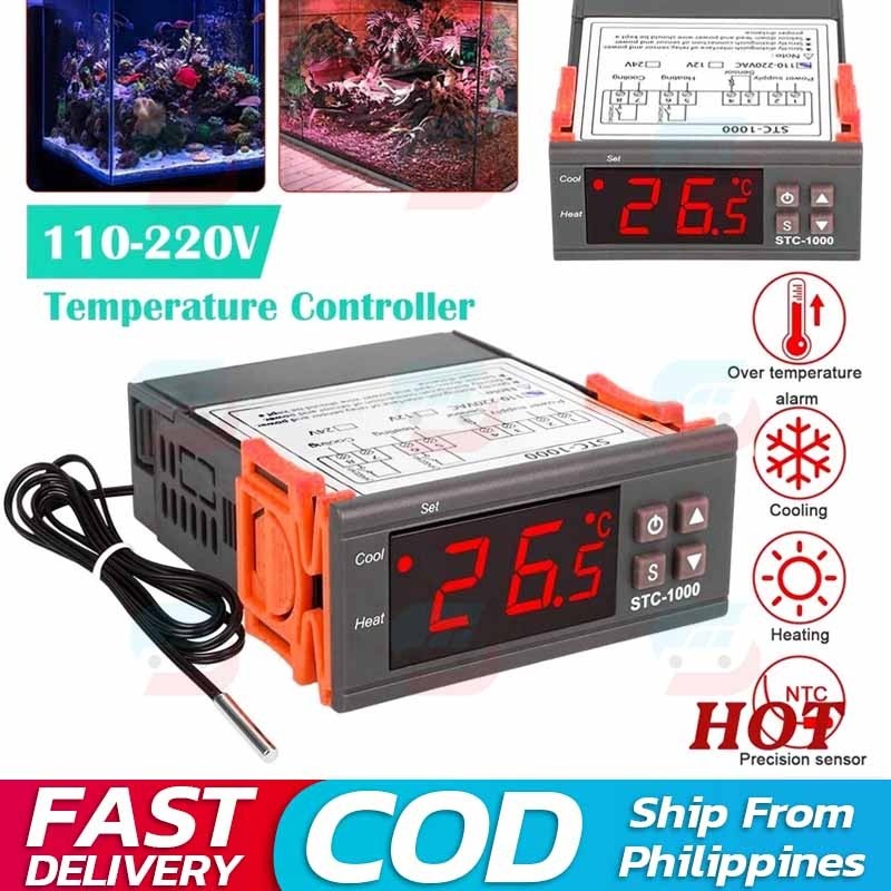 110V/220V Digital STC1000 Temperature Controller Thermostat