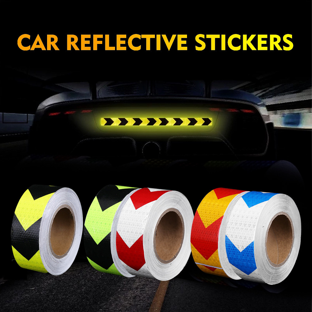 5cmx500cm Car Reflective Warning Strip Stickers Reflectorized Tape ...