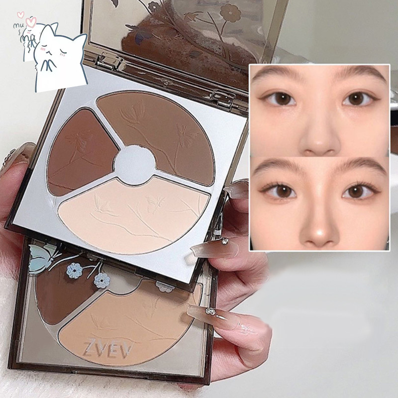 3 Color Palette, Eye Makeup Shaving Powder, Glitter, Cosmetics Three ...