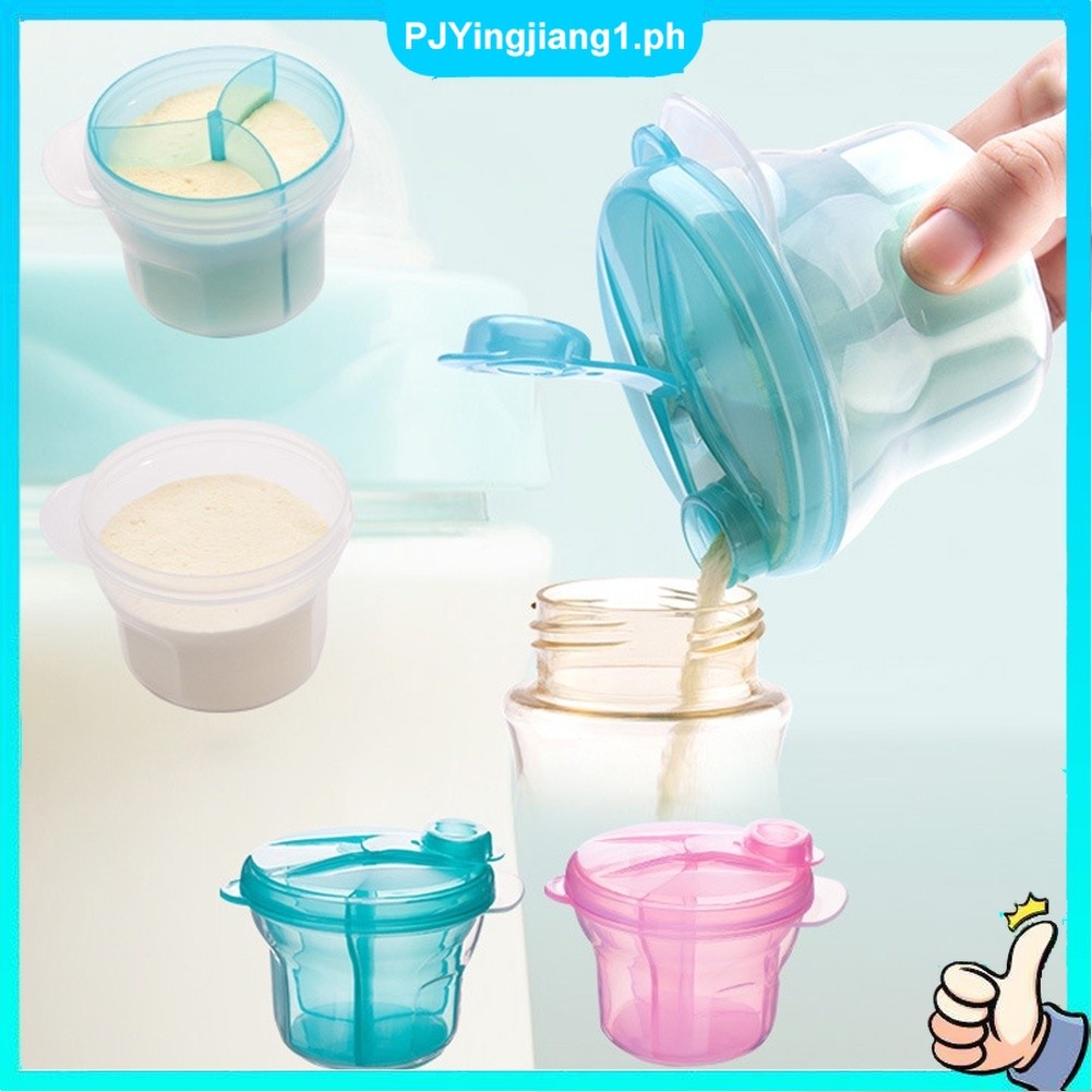 3 Grid Divided Baby Milk Powder Formula Dispenser Portable BPA Free ...
