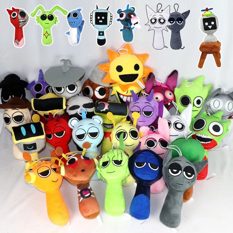 20cm Sprunki 20cm Sprunki Plush Toy Soft Game Character Cute Stuffed ...