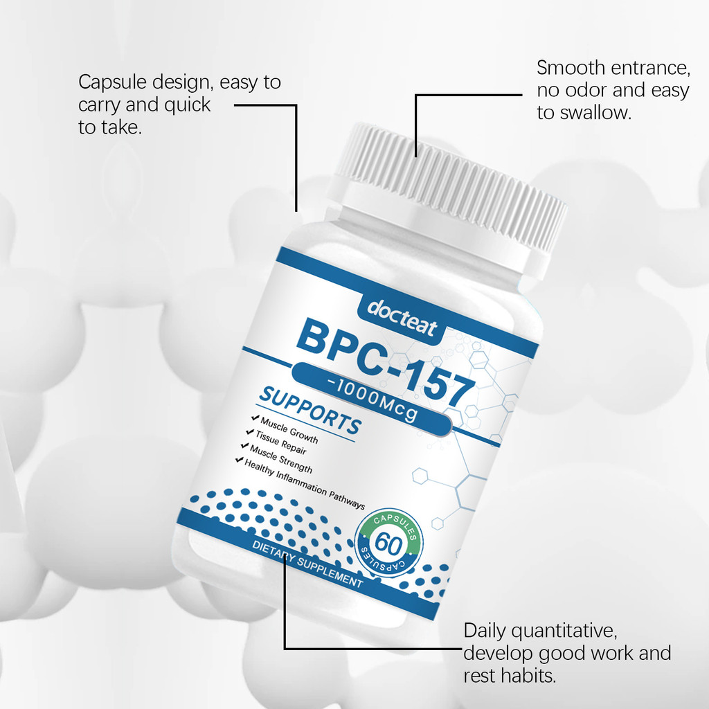 BPC-157 Peptide Capsules, High Potency BPC157, BPC-157 for Muscle &  Workout, Gluten Free, Non-GMO, 60 Capsules | Shopee Philippines