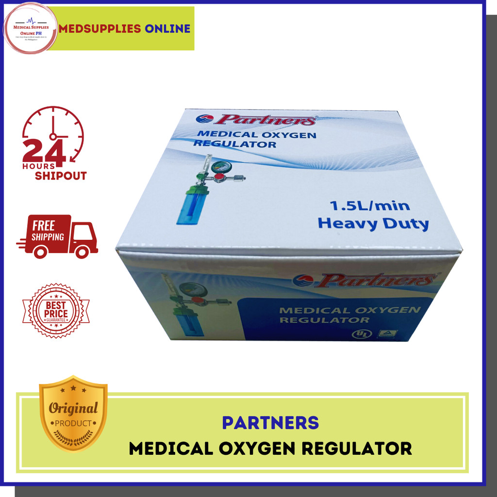 Partners Medical Oxygen Regulator With Free Nasal Cannula and Spanner ...