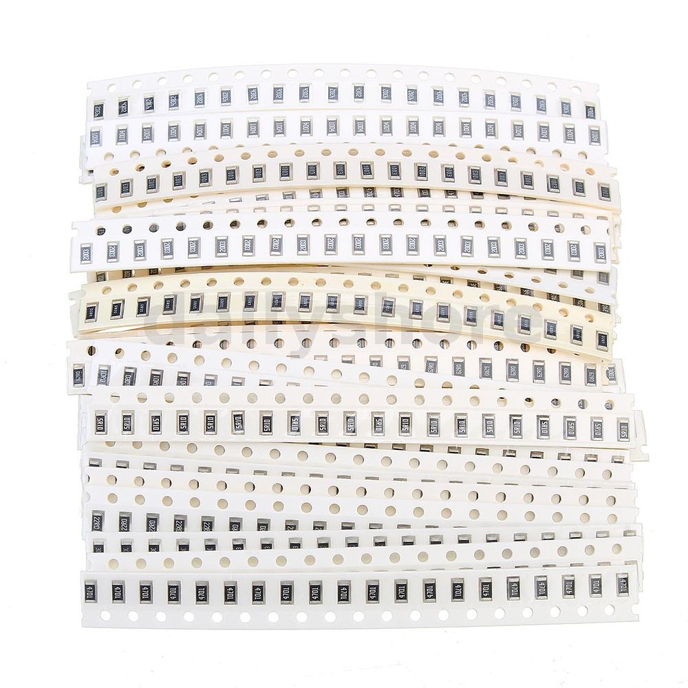 660Pcs 33 Values 20 Each 1206 SMD Resistor Kit Assorted Kit 1ohm-1M ohm ...