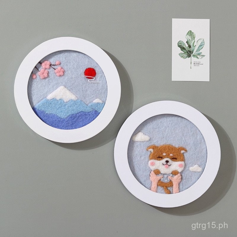Wool Felt Pokes diy Material Kit Handmade Beginner's Entry Gift Time ...