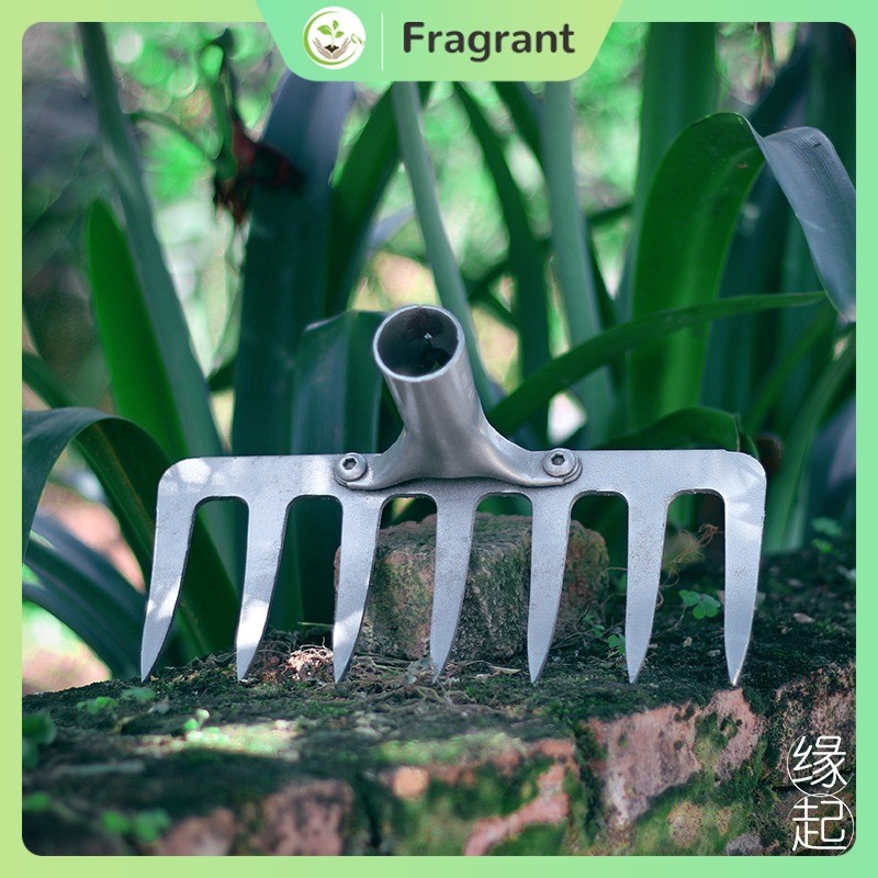 Agricultural rake, manganese steel toothed rake, weeding tool, plowing ...