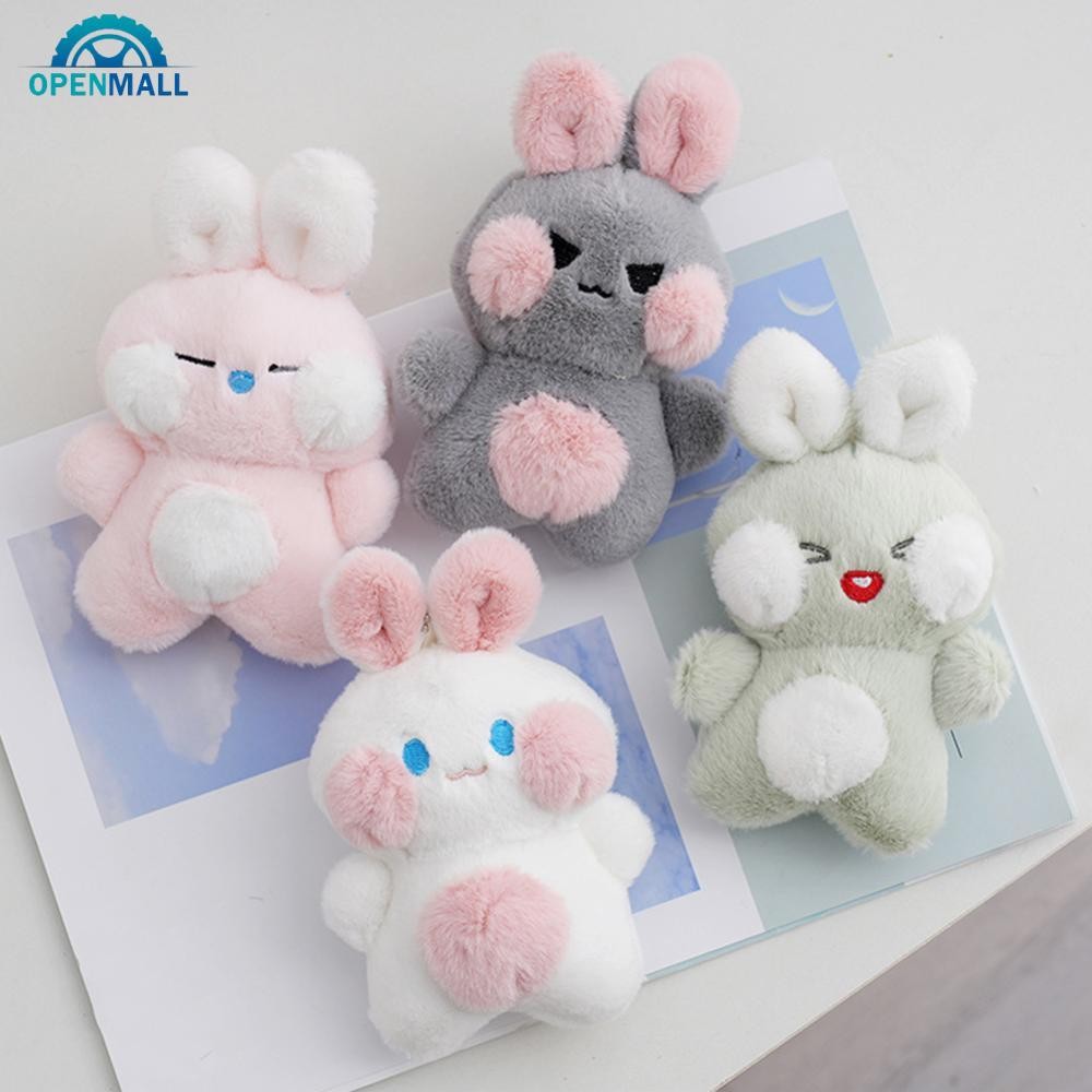 OPENMALL 12cm Cute Rabbit Plush Toys Bunny Stuffed Toys Bag Pendant ...