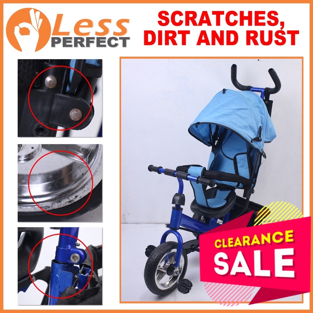 Less Perfect Shopee1401 Tricycle Assist Stroller 006 Ride On Tricycle ...