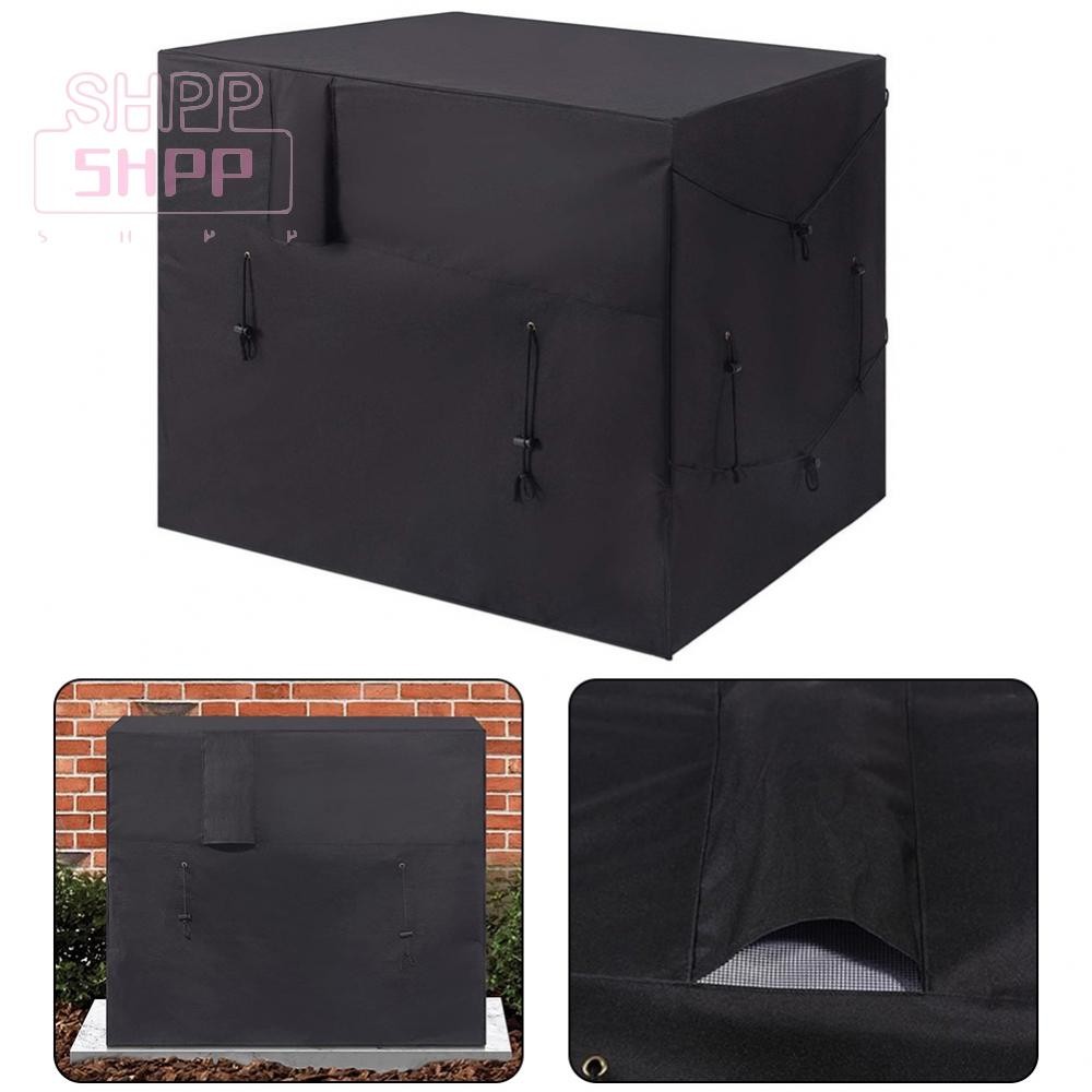 Pool Heat Pump Cover In Black With Adjustable Fit And Photo Inspiration