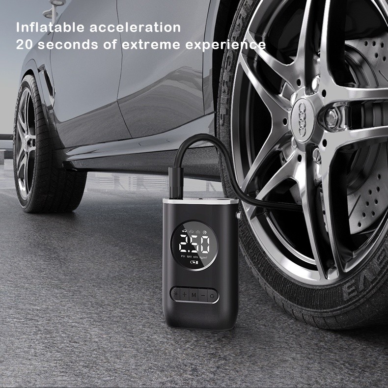 Air Pump 2 EU Portable Digital 150PSI Rechargeable Electronic ...