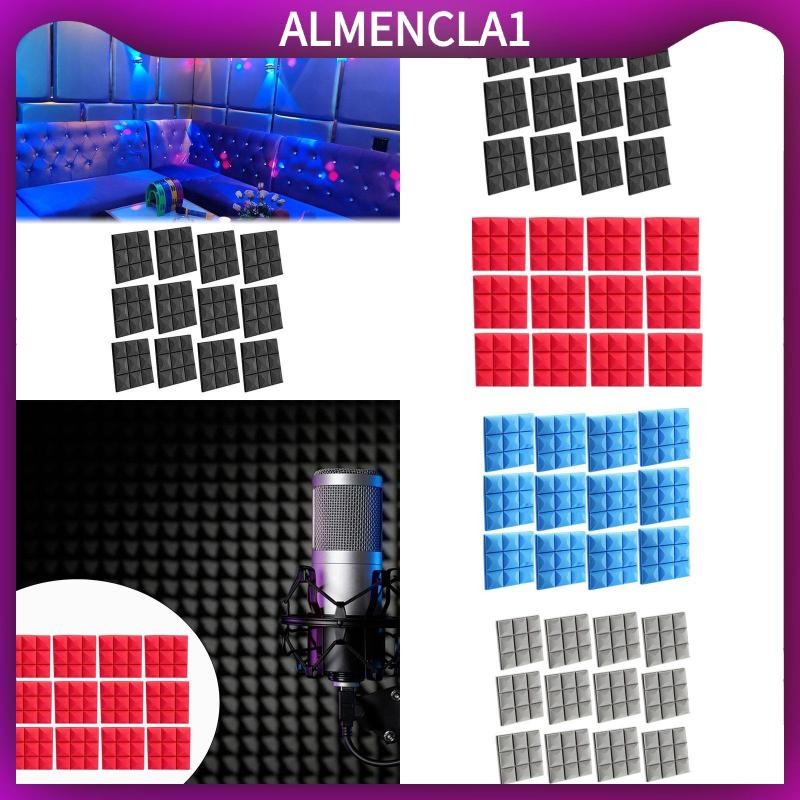 [Almencla1] 12x Acoustic Panels Noise Dampening Sound Absorbing Padding ...