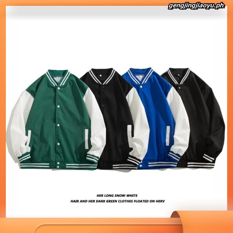 Three ColorsKorean Jacket Fashion Bomber Jacket For Men Varsity Jacket ...