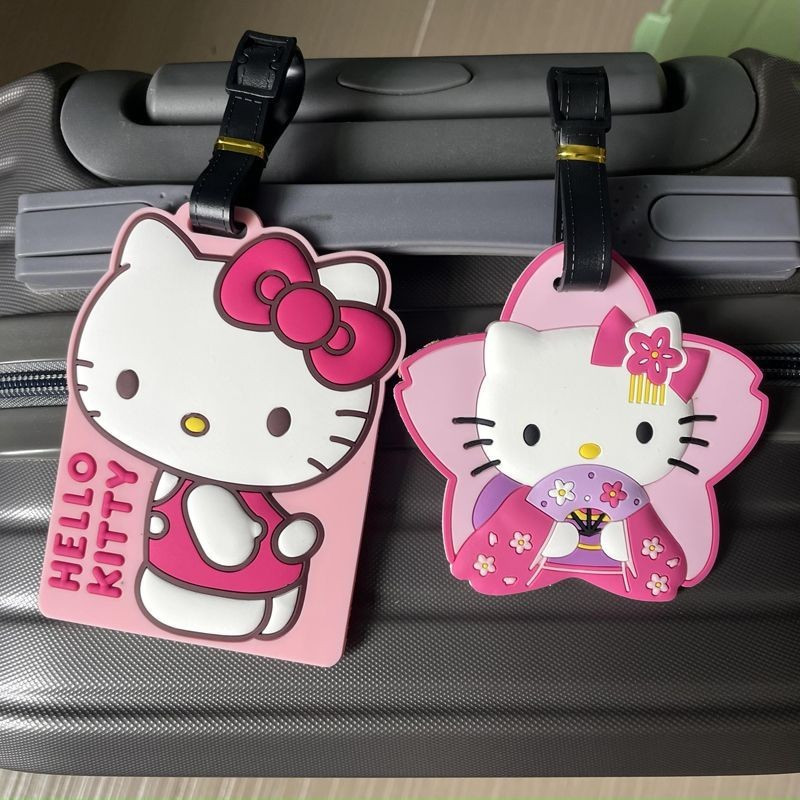 Kt Cat Hello Kitty Luggage Tag Trailer Tag Identification Tag Boarding ...