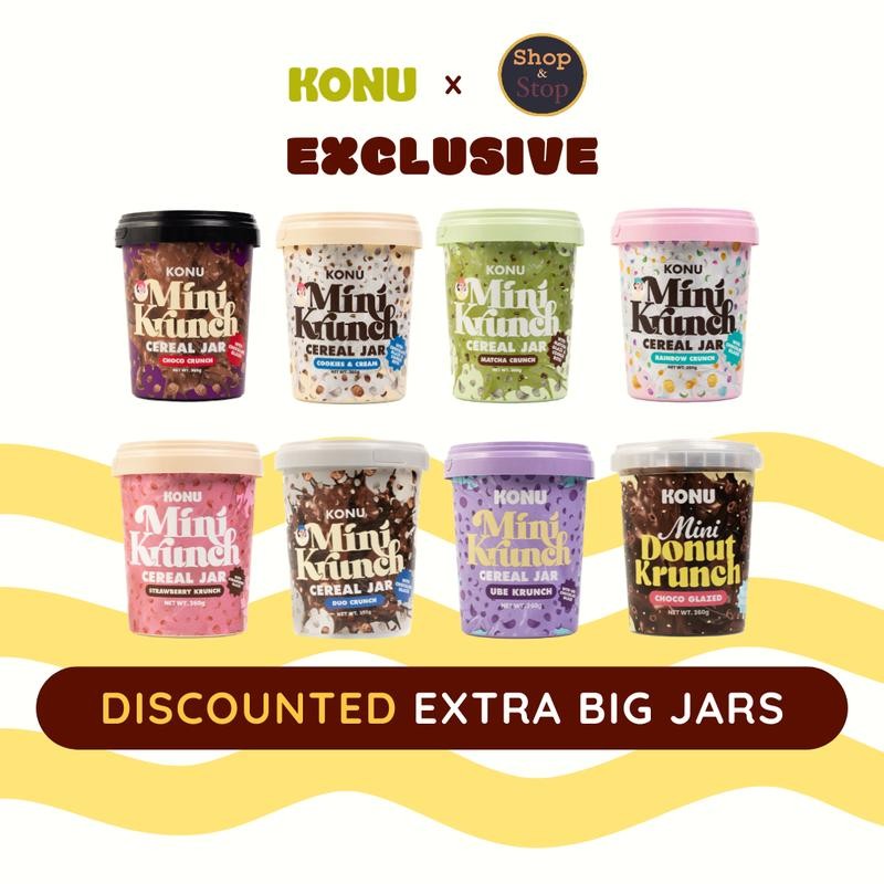 Konu x Shop&Stop Exclusive - Mini Krunch Cereal Jar Extra Big Size ...