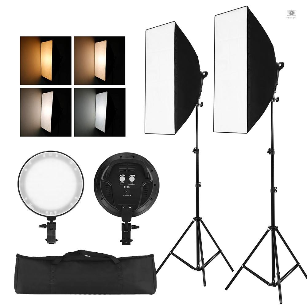 Li Kit Softboxes 45w Bi-color Temperature 3200k-6400k Softboxes 45w Bi ...