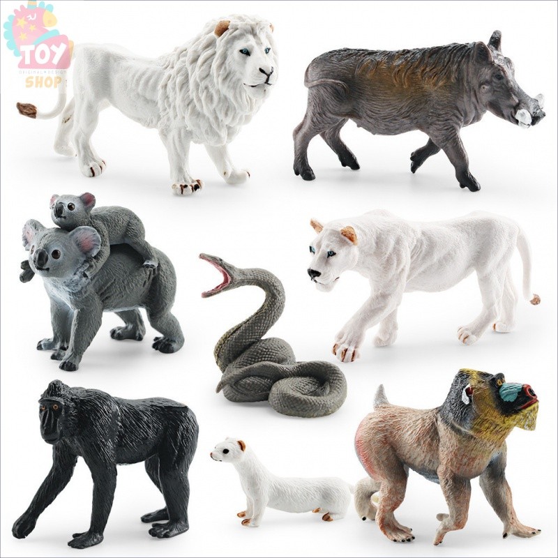 Children's Educational Toys Simulation Wildlife Model African Lion ...