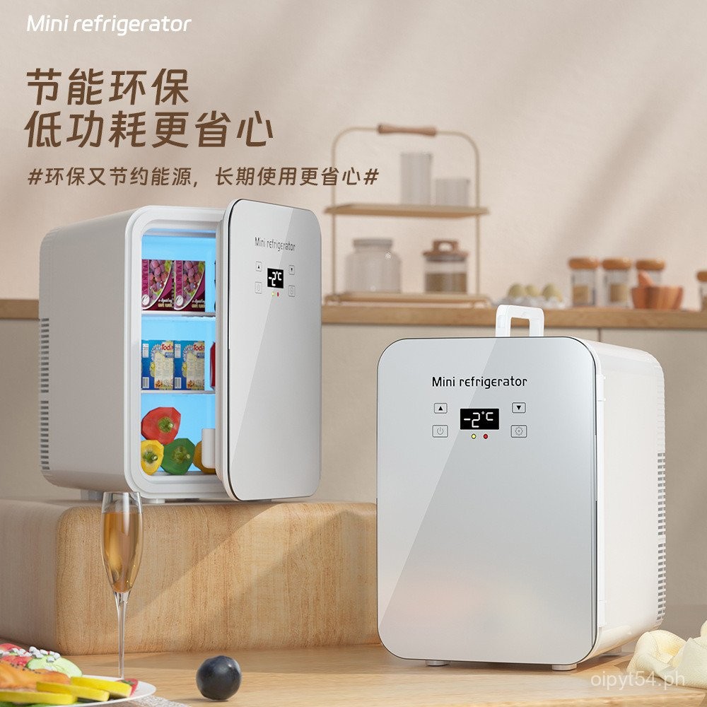 Mini Car Fridge Double Door Mini Refrigerator Student Household ...
