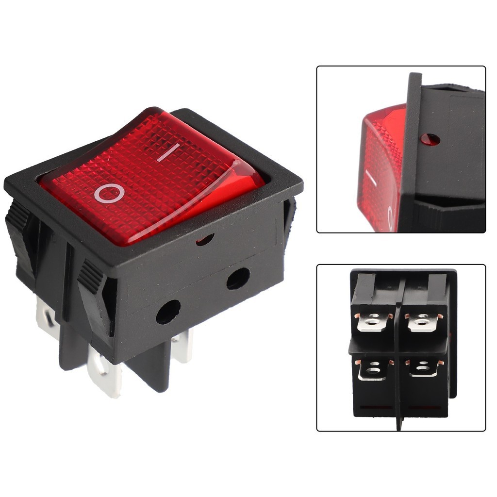 Welding Machine Power Switch 30A 250VAC Electric Heater Switch 4Pin ...