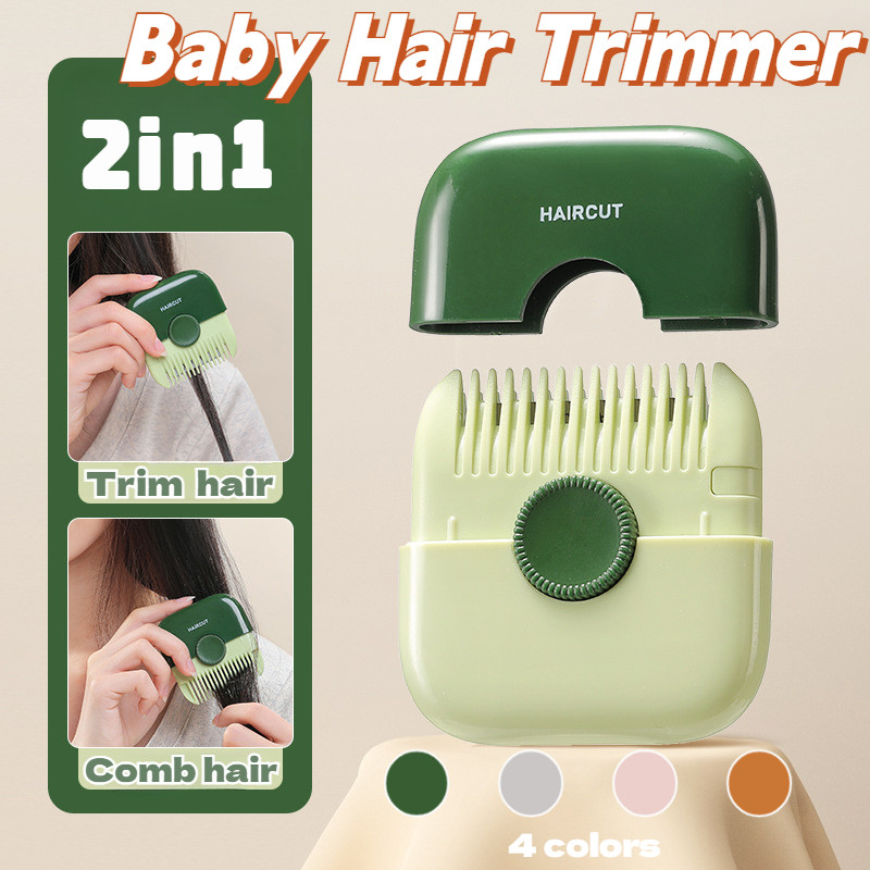 2In1 MINI Baby Hair Trimmer Cut Bangs Manual Portable Children Hair ...