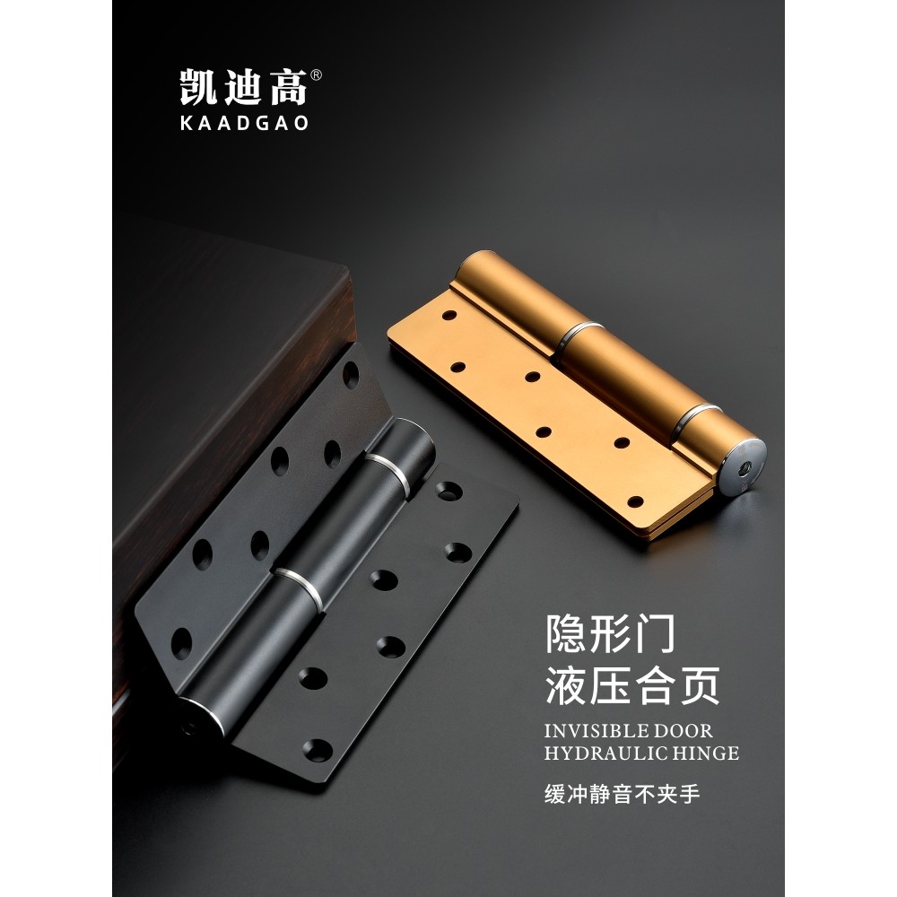 Invisible Door Hinge Hydraulic Buffer Silent Household Spring Hidden ...