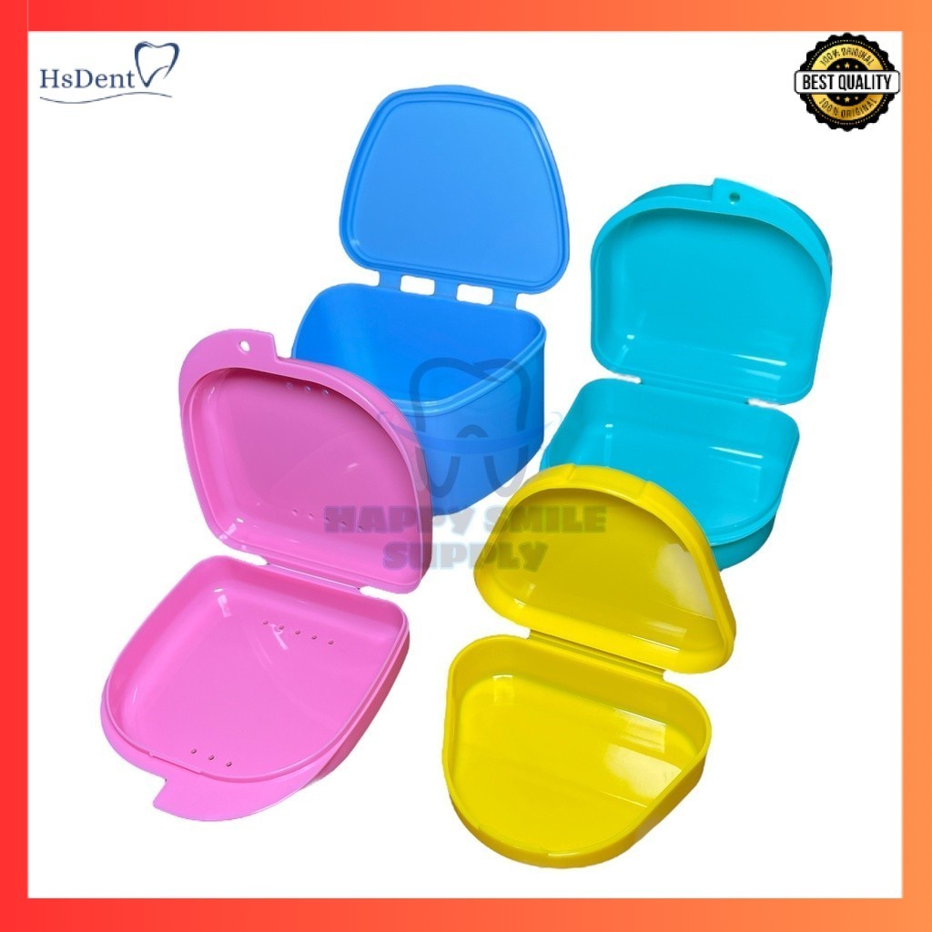 HSDENT Denture Retainer Cases Pustiso Case Ortho case Denture Box ...
