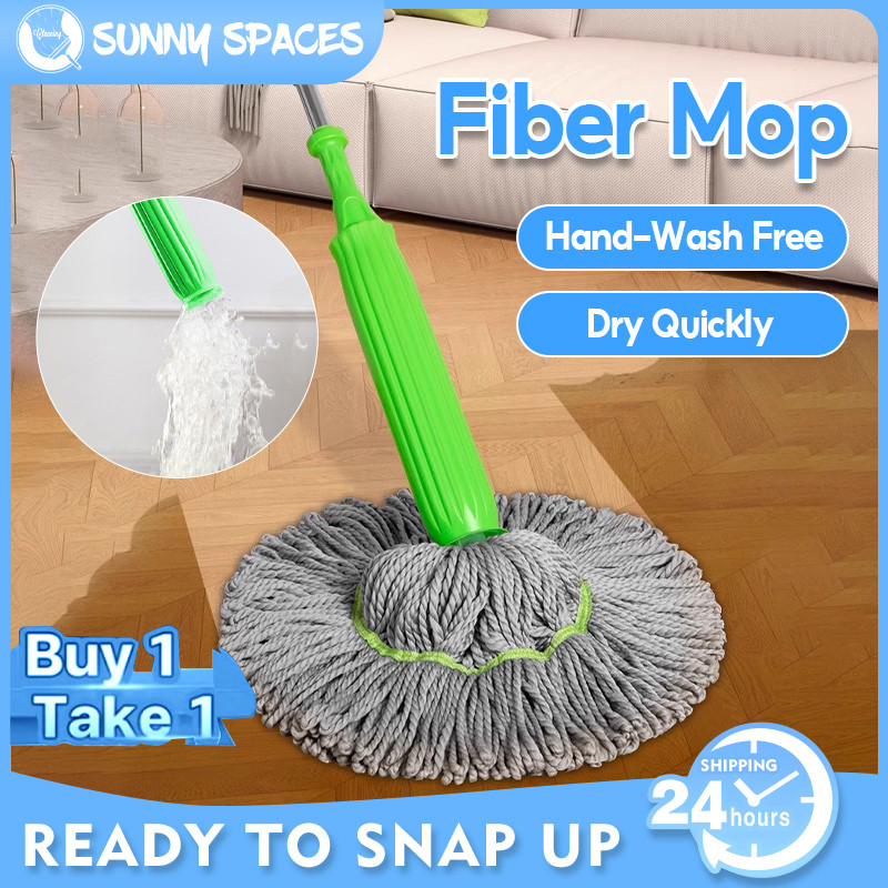 SUNNY SPACES BUY 1 TAKE 1 Multifunction Microfiber Self-Twisting Mop ...