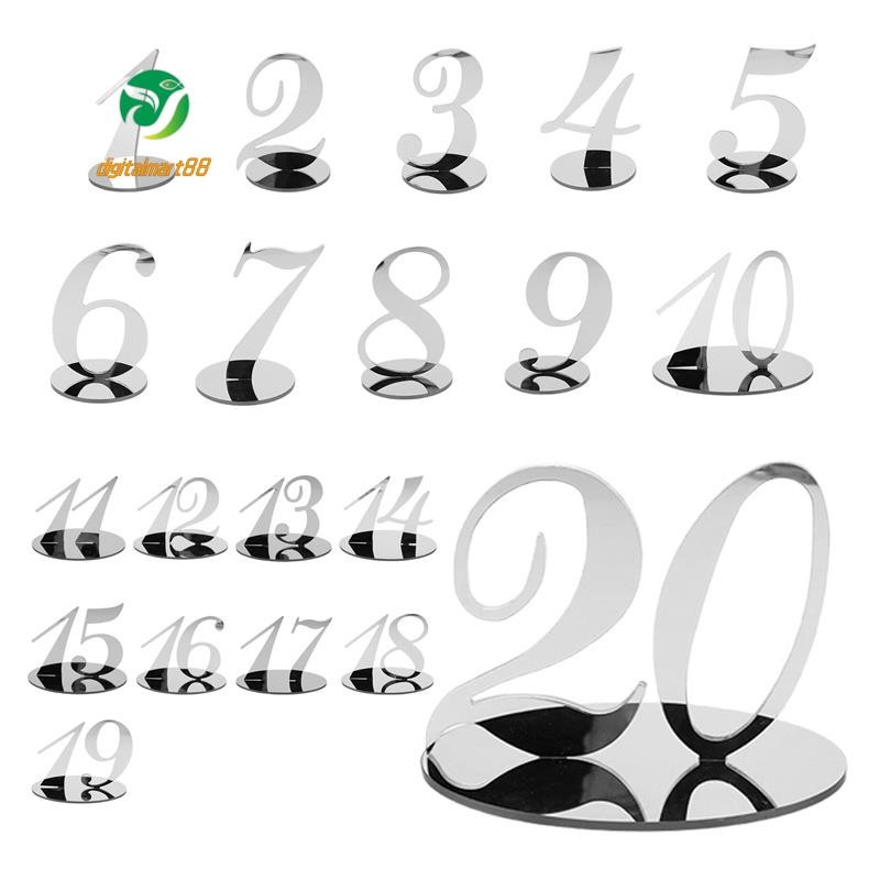 Table Numbers Wedding Table Numbers Acrylic Table Numbers for Wedding ...