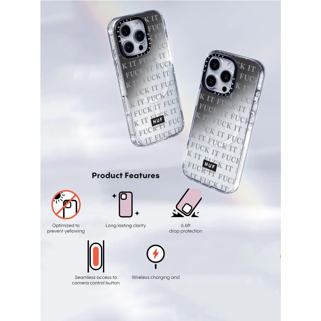 HUF iPhone14proケース casetify 【公式通販】 HUF×casetify スマホケース