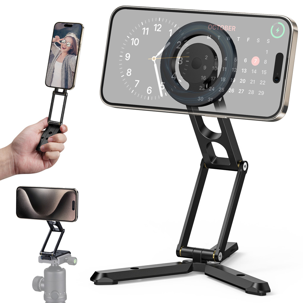 CAMOLO Magnetic Phone Tripod Stand with Arca Base 1/4