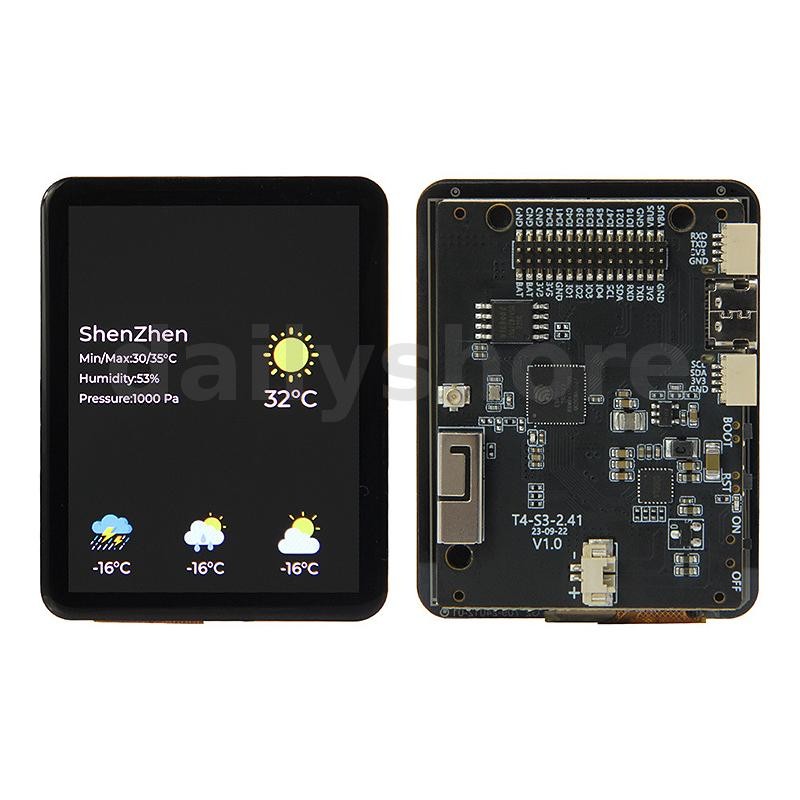 Buy ESP32-C6 2.06inch AMOLED Touch Watch Development Board, 410×502 Pixels, RISC-V 32-bit Processor, Supports WiFi 6 / Bluetooth 5 / Zigbee, ESP32 With Display - Without Battery Online In India at