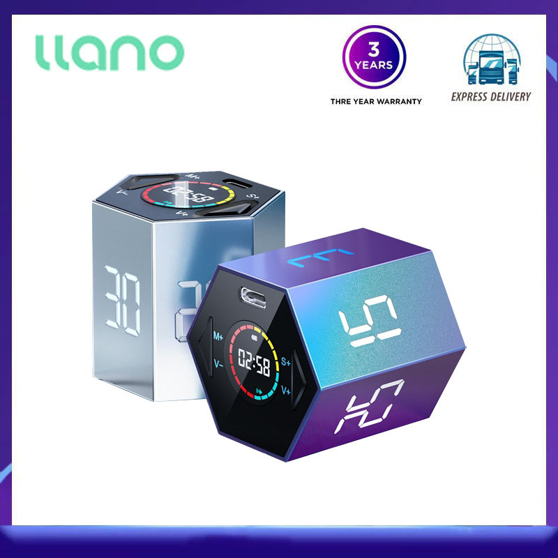 Llano Time Small Square Timer Time Manager for Children Learning ...