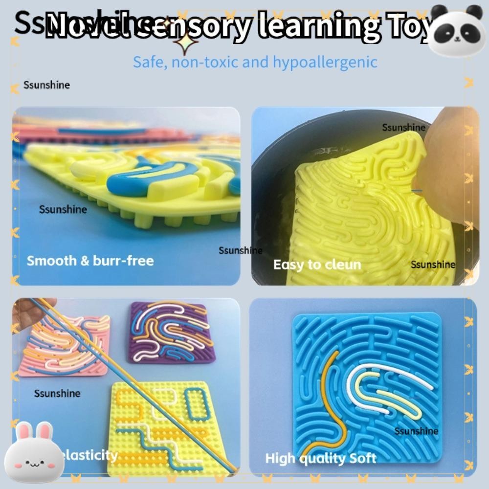 PushPeel Sensorik-Board – Fidget Board Für Stressabbau & Fokus, Ideal Bei ADHS/Autismus, Für Kinder & Erwachsene (11x17 Cm)