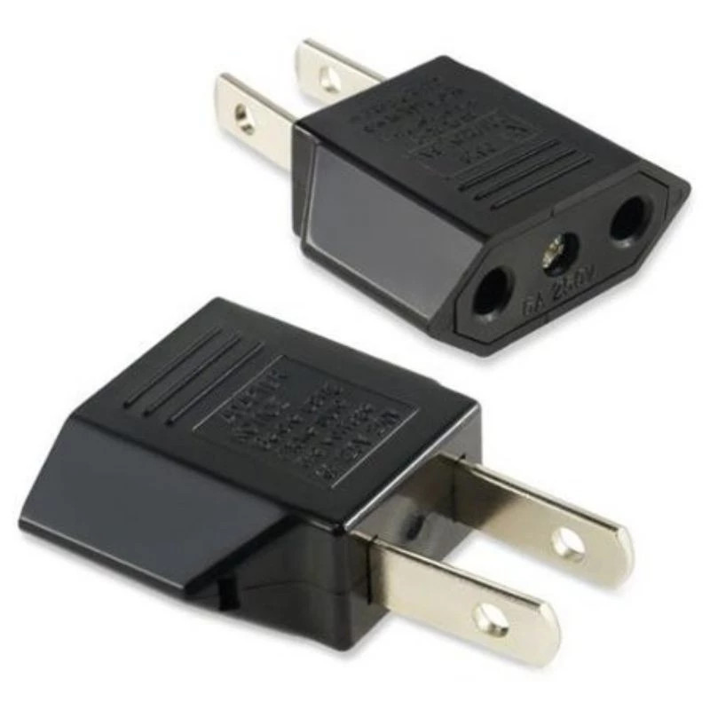 Round To Flat Adaptor Plug AC | Shopee Philippines