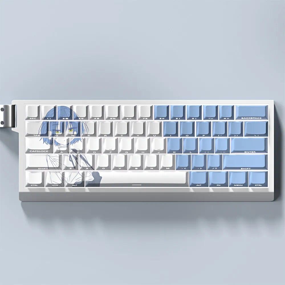 Yamada Ryo Keycap Cherry Profile PBT Letter Side-engraved Light ...