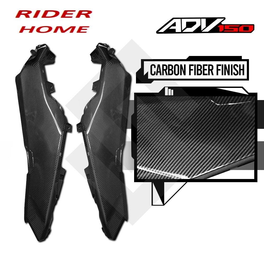 RIDER HOME HONDA ADV 150 SIDE BODY CARBON COVER (LEFT & RIGHT) | Shopee ...