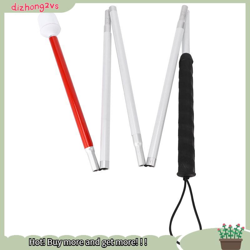[dizhong2vs]Aluminum Folding Cane 4Sec Folding Cane with Rolling Tip