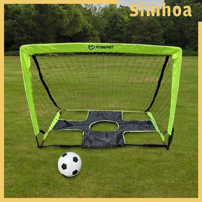 [SIMHOA] Kids Soccer Goal for Equipment Practice Net Portable Easy