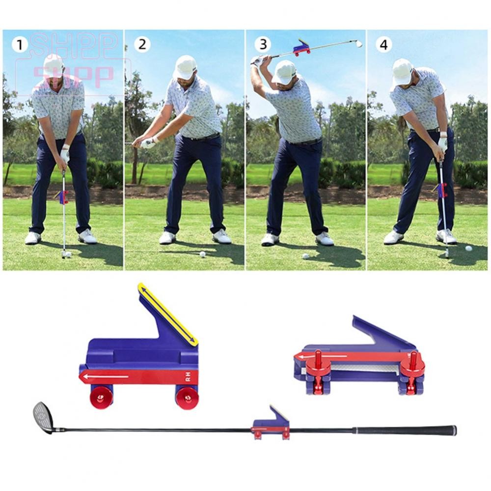 Portable For Golf Swing Trainer with Two Color Track System for All ...