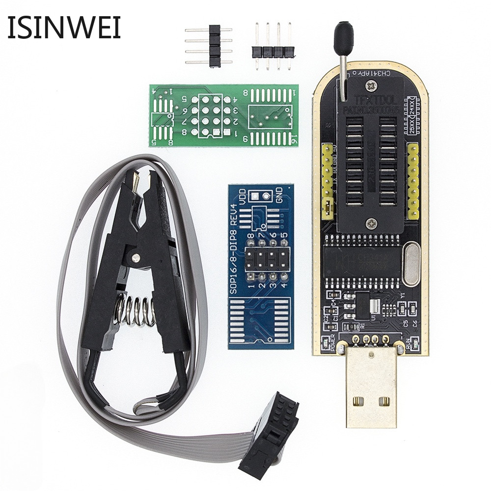 CH341A/CH341B 24 25 Series EEPROM Flash BIOS USB Programmer Module ...