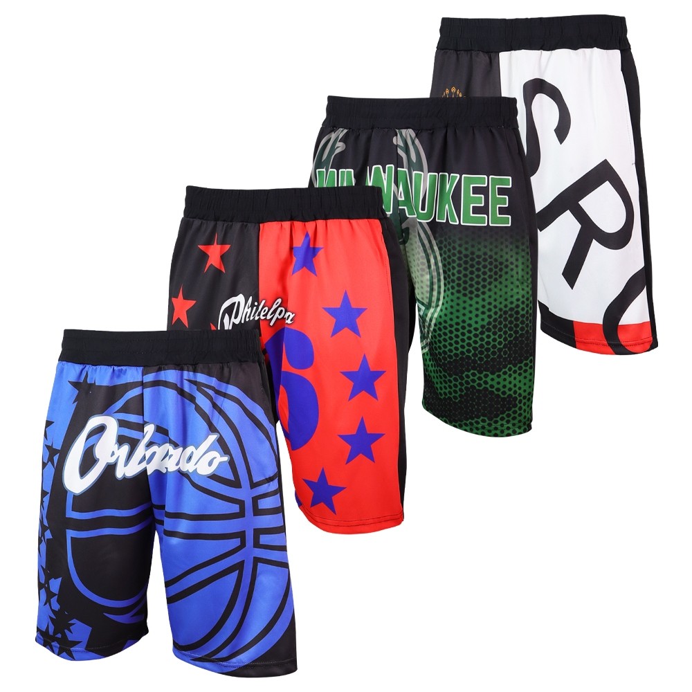 2 for 260 Full Sublimation Dry Fit Basketball Sports Shorts Breathable ...