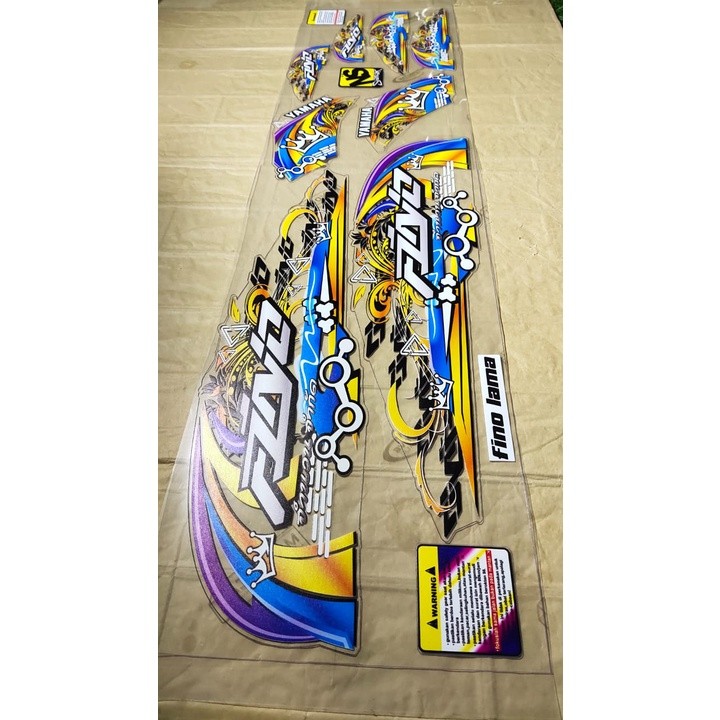 FINO CARBON TRANSPARENT STRIPING STICKER VARIATION B1 | Shopee Philippines