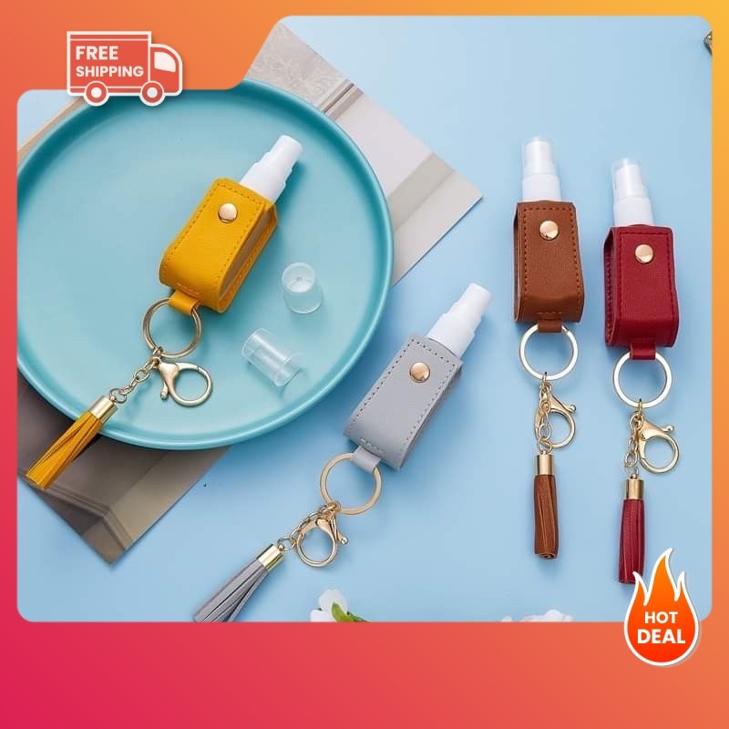 Samarah Mini Leather Key Chain Spray Bottle | Shopee Philippines