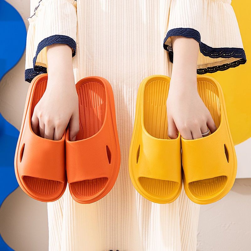 Solid color soft soled slippers for outdoor and household use, non slip ...