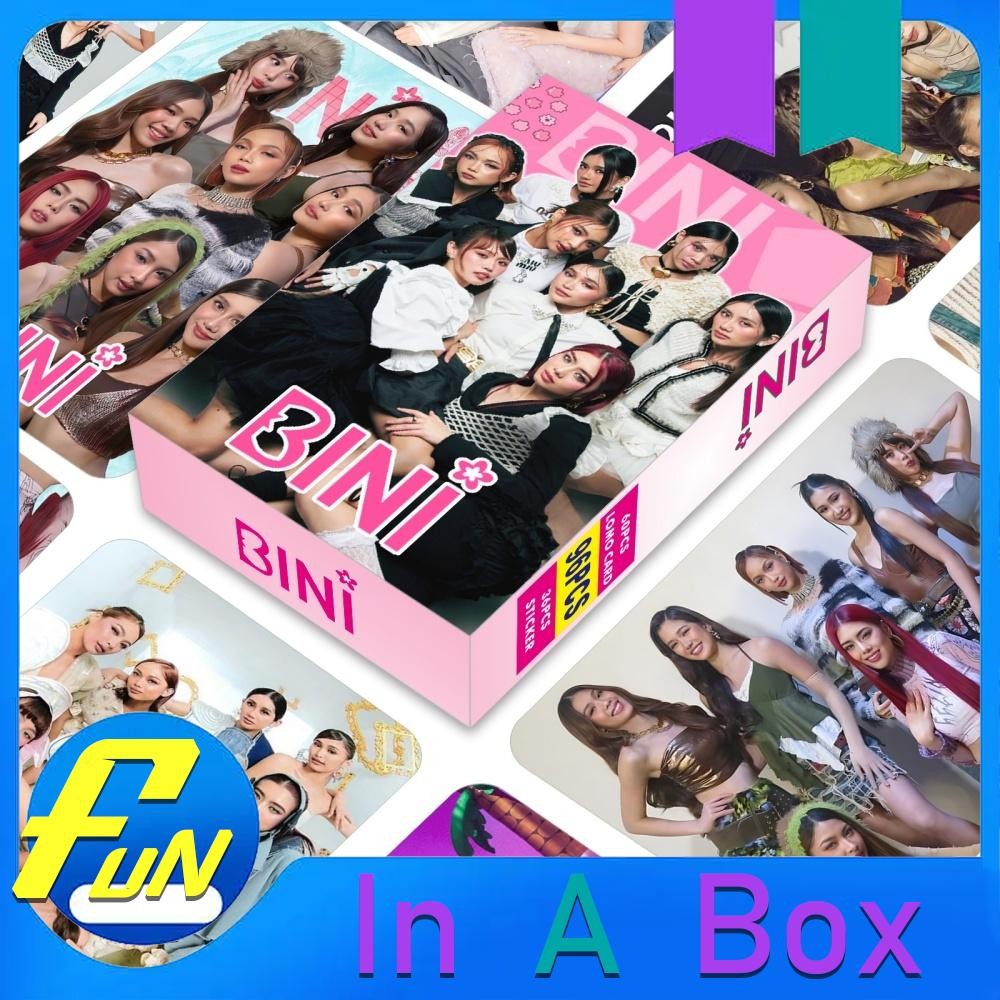 96Pcs/Box BINI Photocards LOMO Card Photocards | Shopee Philippines