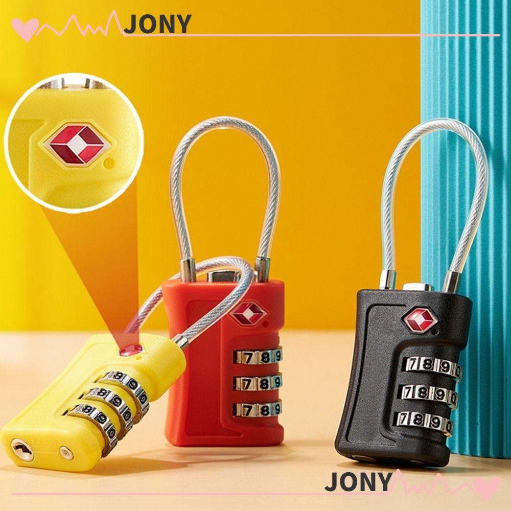 JY1 TSA Customs Code Lock Creative Security Tool Travel 3 Digit